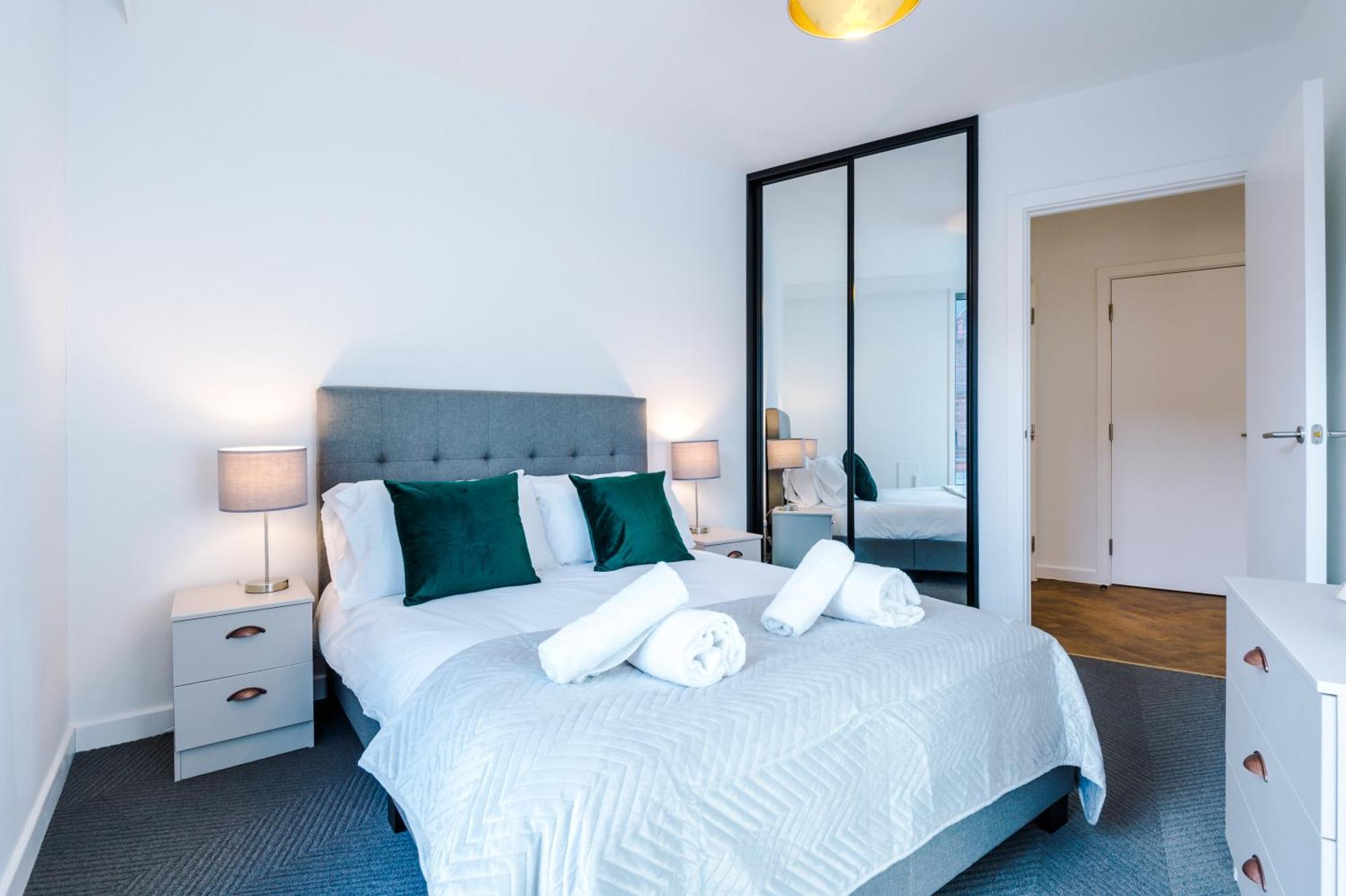 Hilltop Serviced Apartments - Ancoats Manchester Rum bild