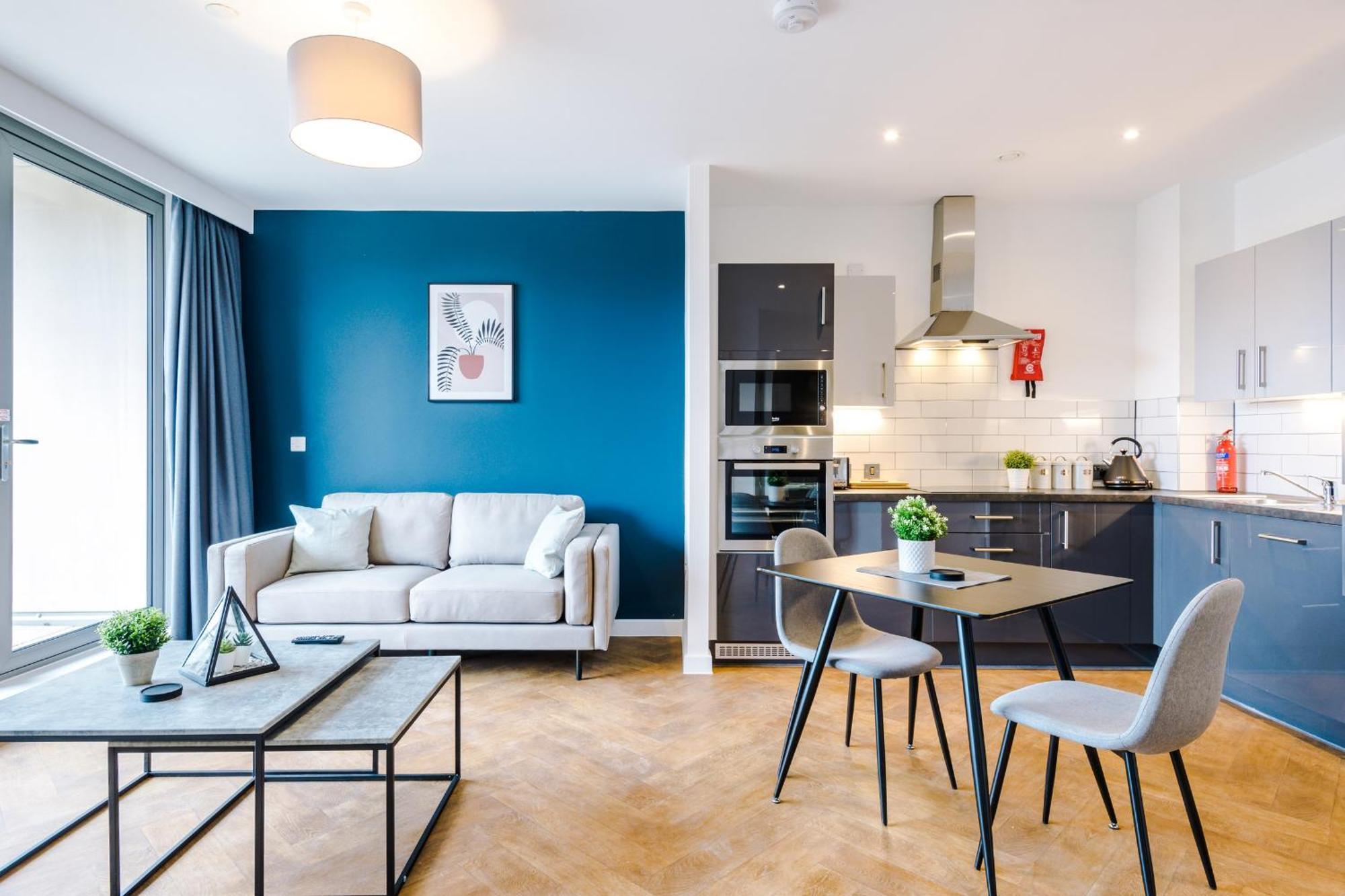 Hilltop Serviced Apartments - Ancoats Manchester Rum bild